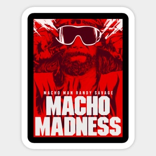 Macho man Randy savage art t-shirt Sticker